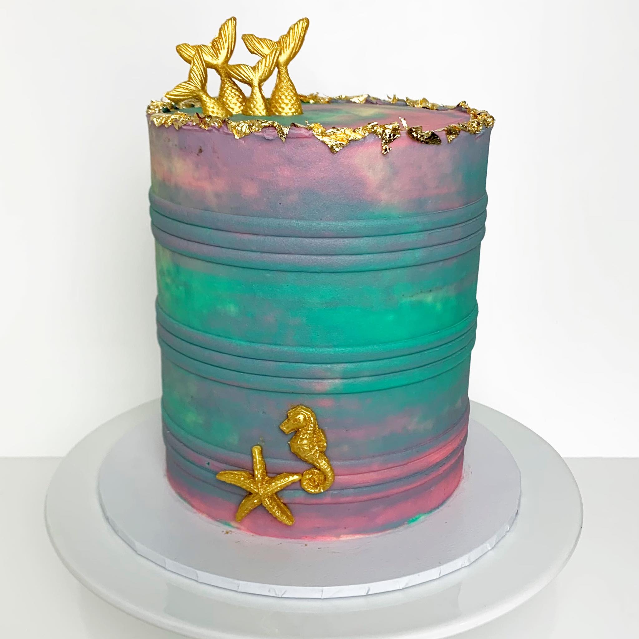 Fault line Cake AND Buttercream Stripes, Honeycomb themed (& Building a  Double Barrel Tier) | Cakeheads